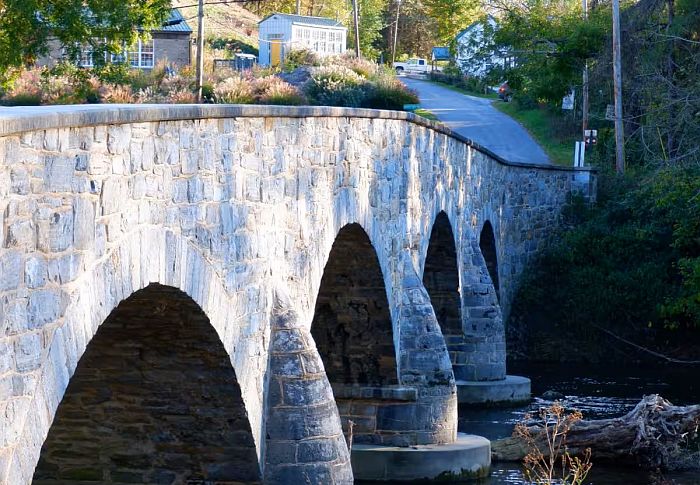 The old stone bridge over Antietam Creek, just minutes from the Dome.